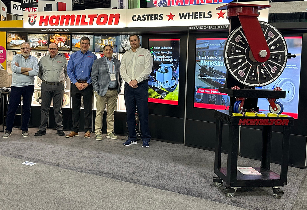 Hamilton_Caster's tweet photo. Time is running out to visit us at MODEX!
Don't miss your chance to discover the latest in material handling solutions. Let's revolutionize your operations together! Swing by Booth B4515 before it's too late.
#MODEX2024 #HamiltonCaster #cartsandtrailers https://t.co/8Oza72hCWN