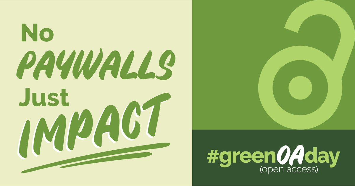 BatesLibrary's tweet image. 🍀We wear green every day! Did you know that you can make your scholarship available #OpenAccess without paying costly fees to publishers? 💰

Deposit your accepted manuscripts in an open repository like ours at Bates!
scarab.bates.edu

#GreenOAday #greenopenaccess