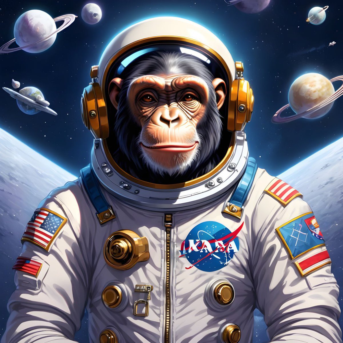 First Ape in Space tweet media