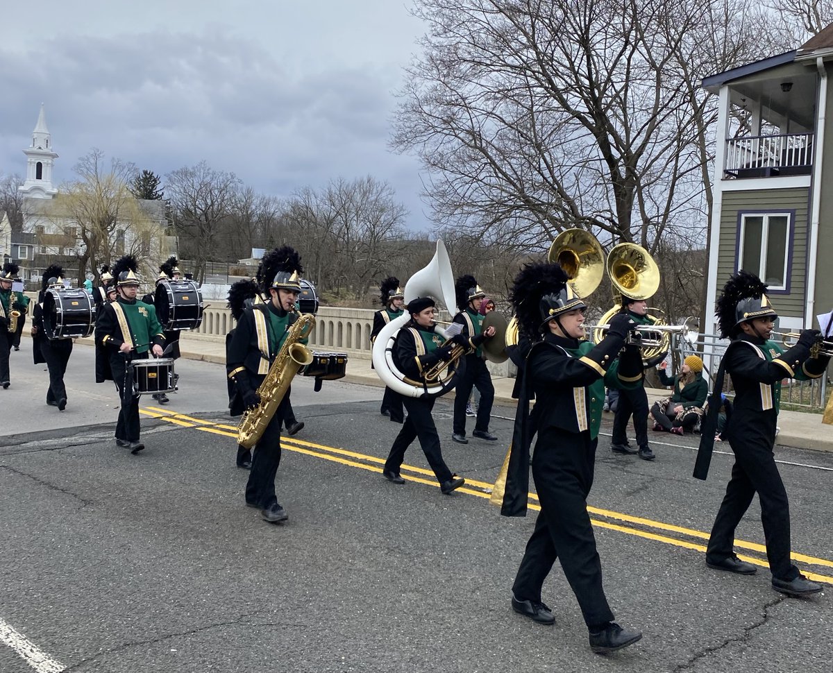 Congratulations to the Golden Lions for another great 'March' down Main Street for the Clinton St. Patrick's Parade!

'March' is also Music In Our Schools Month. If you have a student who is interested in making music with us for the Fall 2024 season and beyond, please reach out!