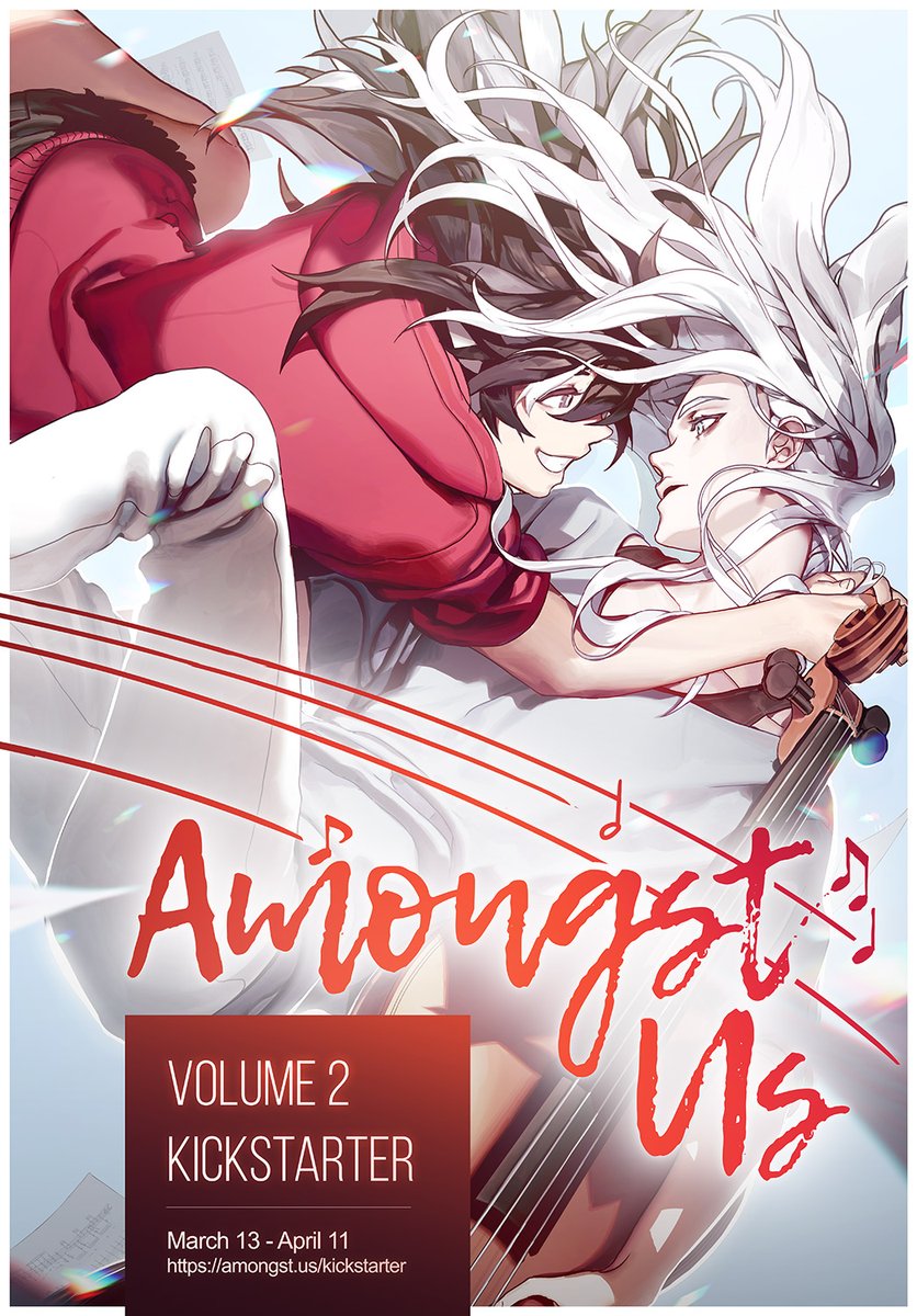 After 1.5 years, it's finally here.... ✨AMONGST US volume 2 Kickstarter is live!! ✨ please check it out and help bring the book to print :D - ✨kickstarter.com/projects/shili…✨