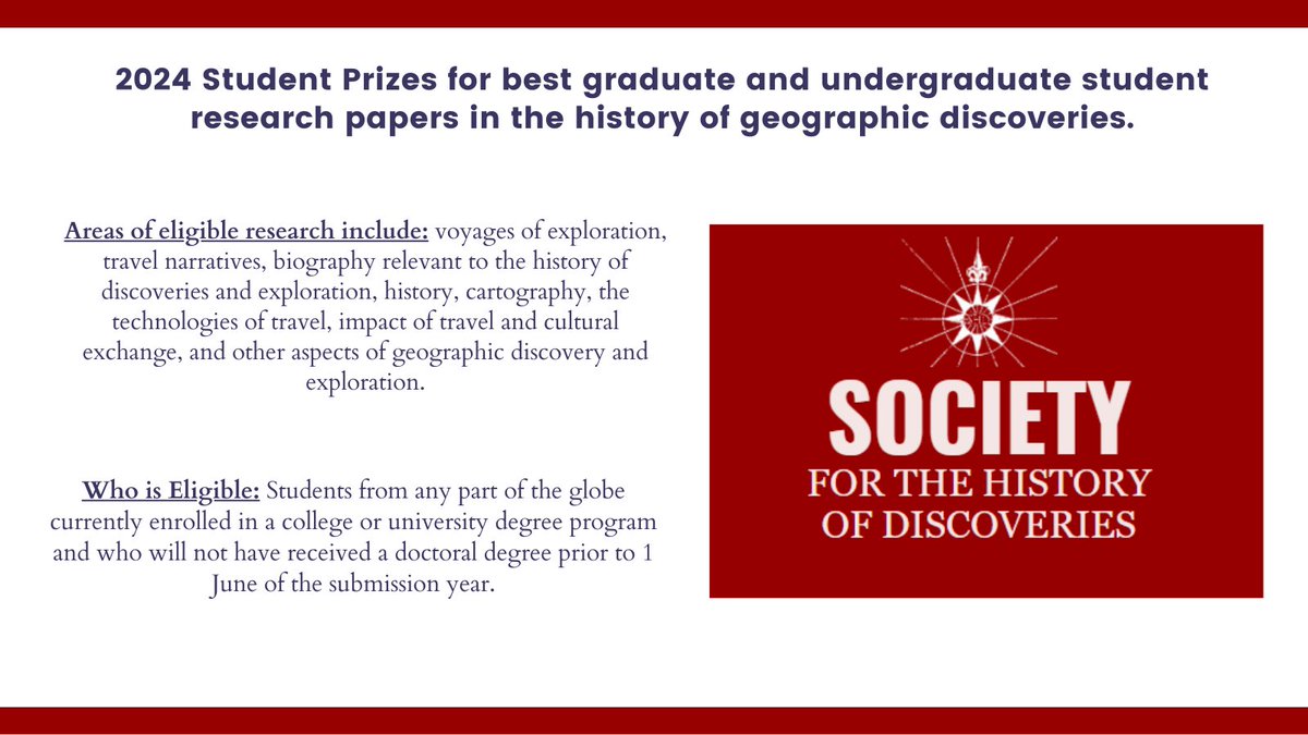 Society for the History of Discoveries tweet media