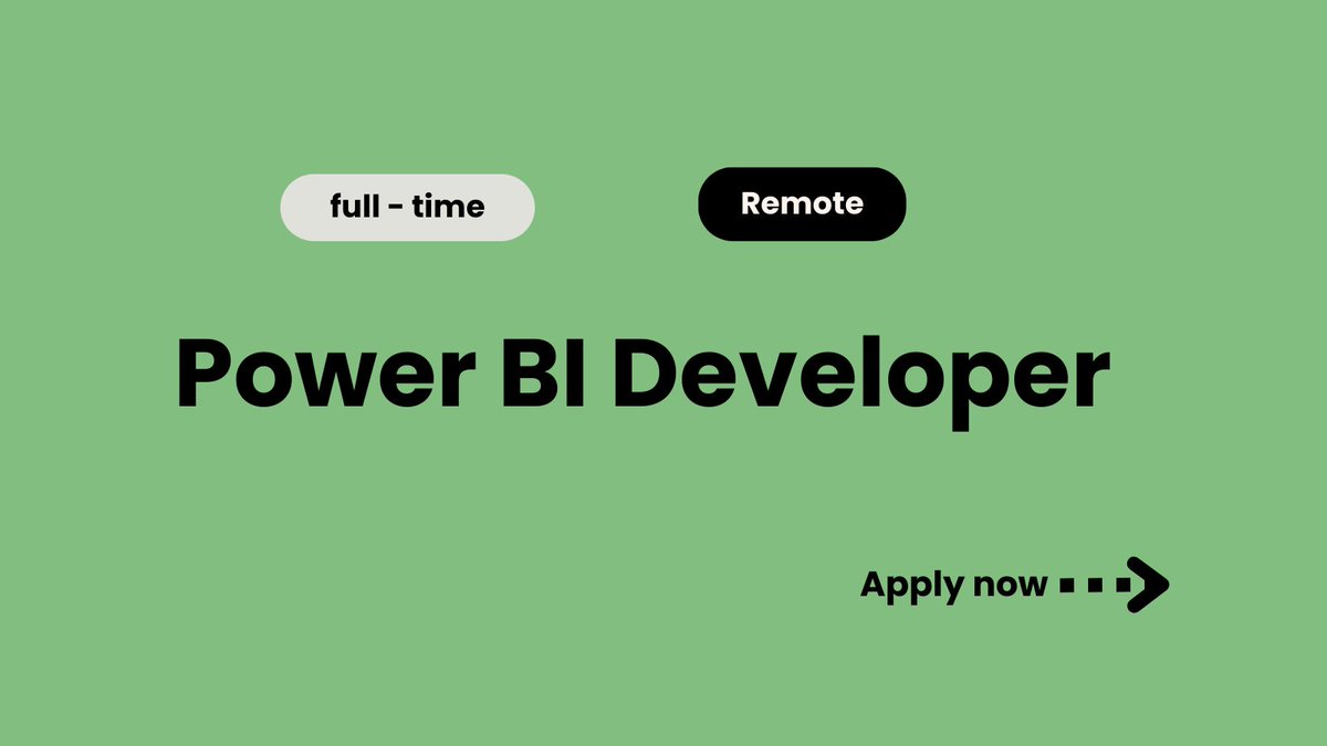 🚀 #nowhiring 👉 Power BI Developer

Do you have:
🔵 Expertise in PowerBI, DAX, and data modeling
🔵 Experience with SalesForce integration
🔵 Proficiency in SQL for data manipulation

Read more about the position: omnesgroup.com/jobs/power-bi-…

#powerBI #developer #techjobs