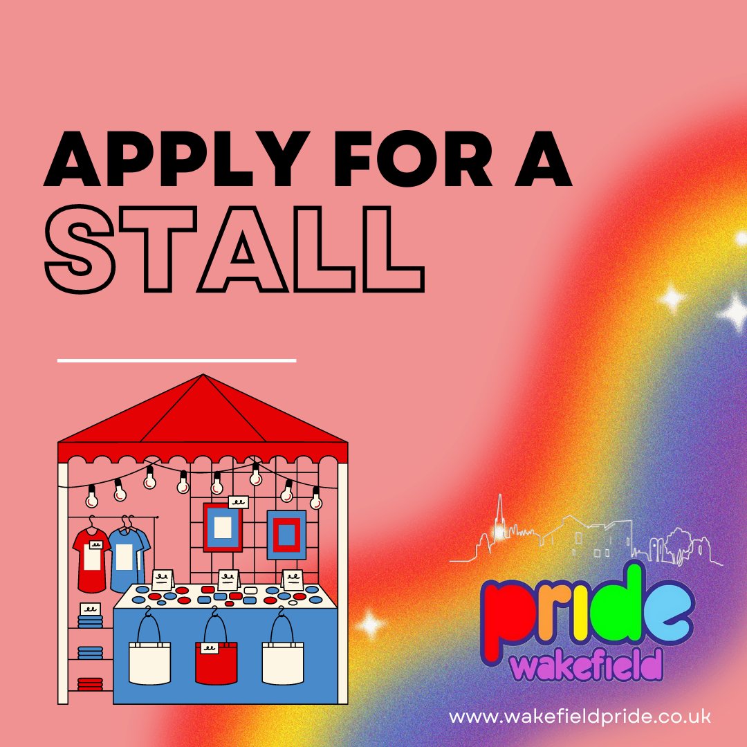π³οΈβπ Wakefield Pride (@wakefieldpride) on Twitter photo Hurry! Only 15 days left to apply for stalls at Wakefield Pride 2024! ππ³οΈβπ
How to apply? Simply click the link below to access the application form: wakefieldpride.co.uk/get-involved/tβ¦ π
Let's make Wakefield Pride 2024 a celebration of love, unity, and acceptance! π³οΈβπβ€οΈ Hurry! Only 15 days left to apply for stalls at Wakefield Pride 2024! ππ³οΈβπ
How to apply? Simply click the link below to access the application form: wakefieldpride.co.uk/get-involved/tβ¦ π
Let's make Wakefield Pride 2024 a celebration of love, unity, and acceptance! π³οΈβπβ€οΈ