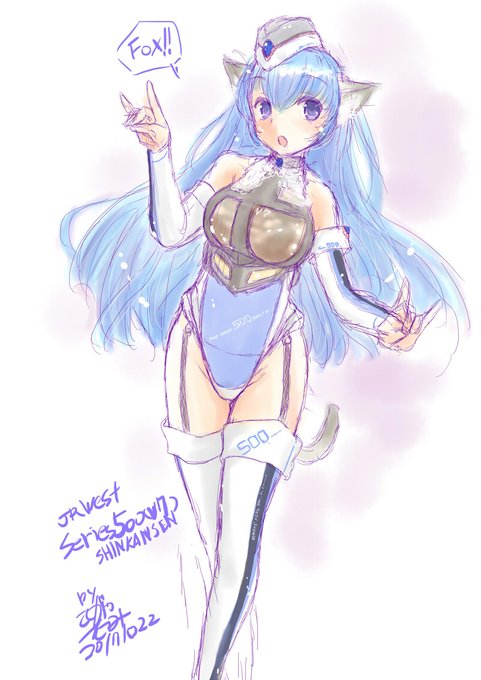 #オリキャラは性癖の見本市 
まぁ確かに鉄道擬人化に猫耳つけた奴なんてボクぐらいでしたしね 