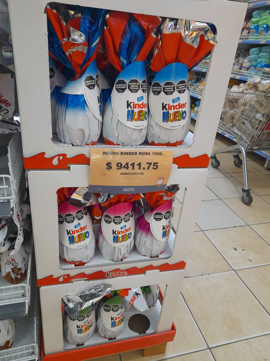PreciosRosario2's tweet photo. #PascuaEnRosario 

👉🏻 Huevos de Pascua
📍 @aecrosario Proveeduría de Empleados de Comercio 
💰 $9.411 #Kinder 150 gramos
💰 $4.423 #Mecano 115 gramos
💰 $4.979 #Nugaton 177 gramos
💰 $4.972 #Vizzio 200 gramos
💰 $5.086 #Vizzio almendras

#FotoTestigo 📸 https://t.co/zIOgqMT1ew