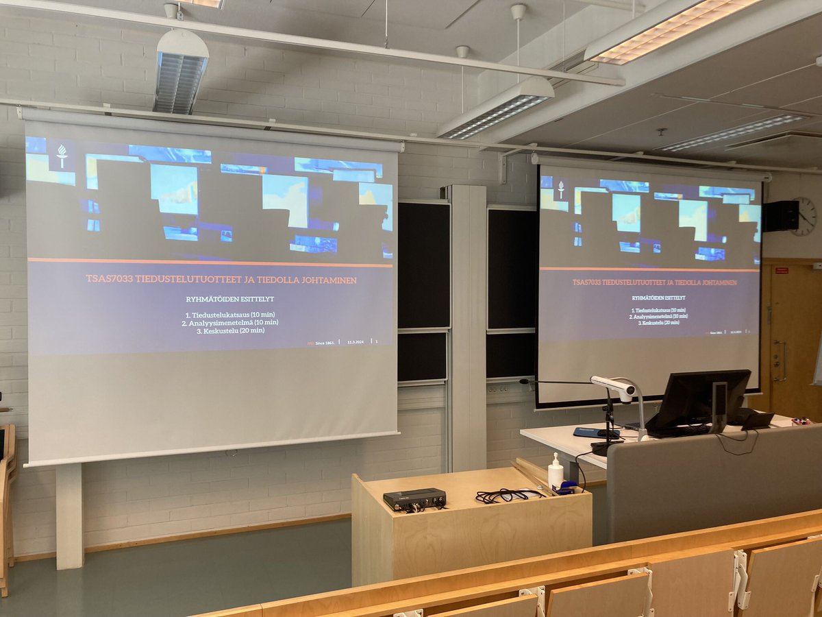 Jyrki Isokangas (@jyrki_isokangas) on Twitter photo ”Tiedustelutietoa ei kerätä, se tuotetaan tiedusteluanalyysillä”.
Näin huipentuivat myös JYU:n strategisen tiedustelun 1. vuoden opinnot. Opiskelijat laativat tiedusteluanalyysin Analysis of Competing Hypotheses -tekniikalla ja esittelivät saadut tulokset.
<a href="/it_jyu/">IT-tiedekunta JYU</a> #TSAMO #ACH ”Tiedustelutietoa ei kerätä, se tuotetaan tiedusteluanalyysillä”.
Näin huipentuivat myös JYU:n strategisen tiedustelun 1. vuoden opinnot. Opiskelijat laativat tiedusteluanalyysin Analysis of Competing Hypotheses -tekniikalla ja esittelivät saadut tulokset.
<a href="/it_jyu/">IT-tiedekunta JYU</a> #TSAMO #ACH