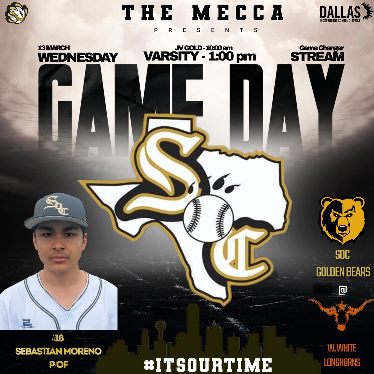 District game no. 2 ‼️

#itsourtime | #socbaseball⚾️ | #themecca