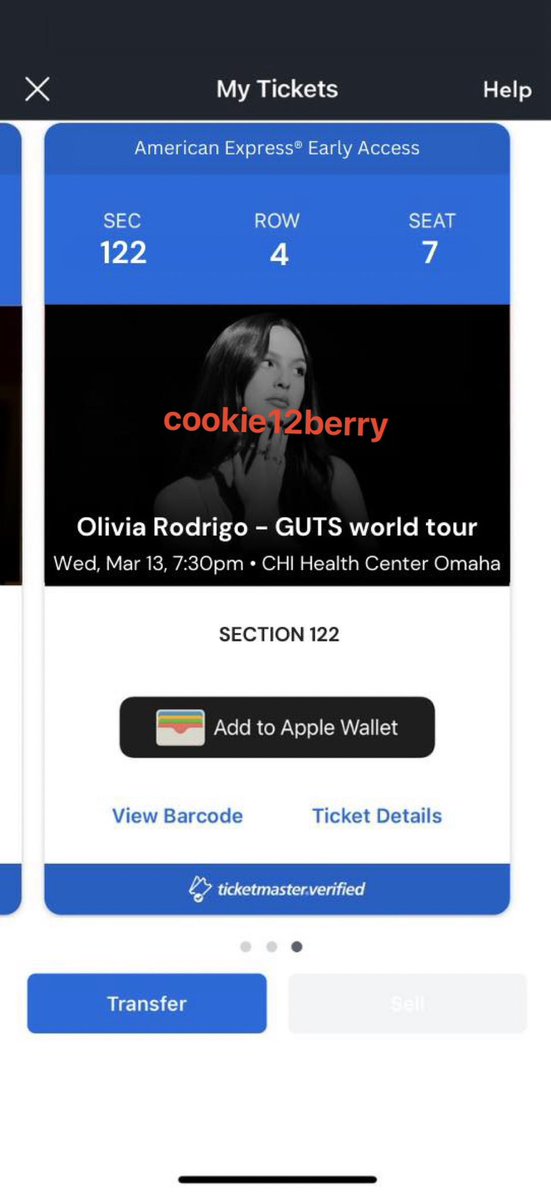 selling 3 olivia rodrigo tickets for tonight, at the chi health center omaha. $140 each! My dm is open, please send me a dm if you’re interested🫶🏽