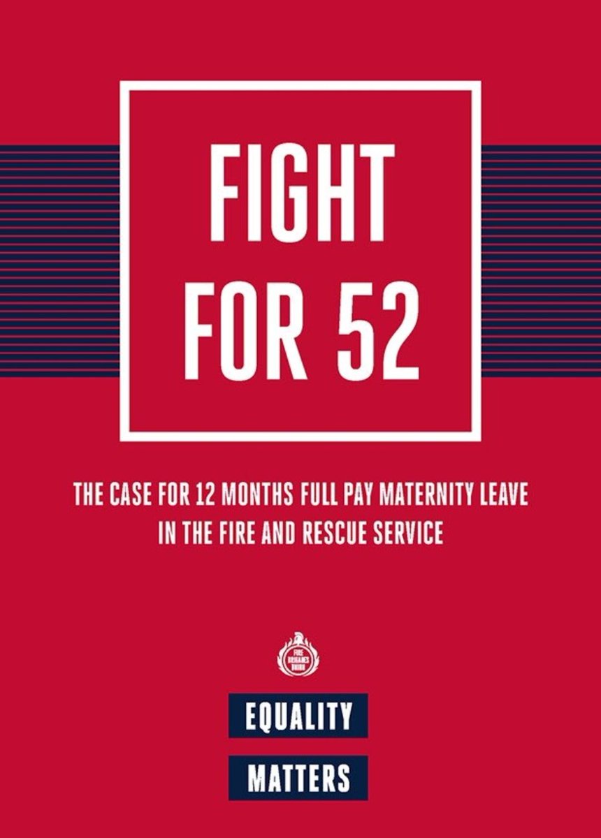 North East Fire Sevices rightly promote #InternationalWomensDay but do very little the rest of the year. It is time to be serious about increasing maternity provisions to help retention and recruitment. #fightfor52 
@durham_fbu
@FBUCleveland
@fbunational 
@FBUTyneandWear
@FBUNWC