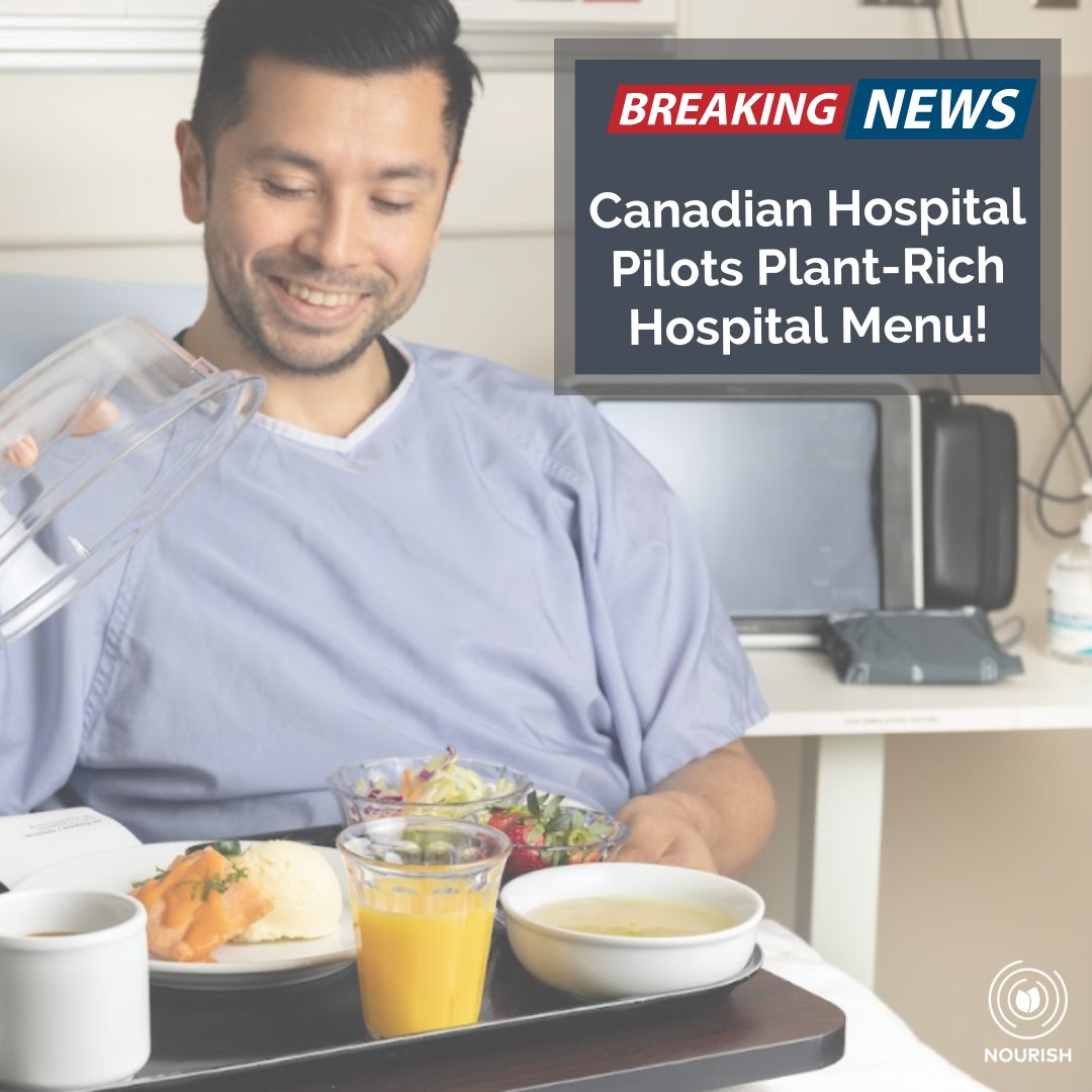 📢Breaking News: VGH leads the way in redefining #healthcare food with #PlanetaryHealth Menu Pilot. In collab with @VCHhealthcare, a member of Nourish’s last Anchor Cohort, the pilot is a BIG step towards a healthier future for patients & the planet. 📸VCH newswire.ca/news-releases/…