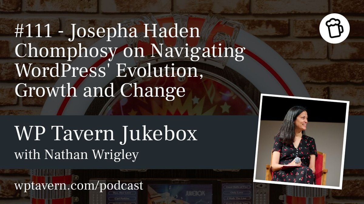 wpbuilds's tweet image. #111 – Josepha Haden Chomphosy on Navigating WordPress’ Evolution, Growth and Change
wptavern.com/podcast/111-jo…