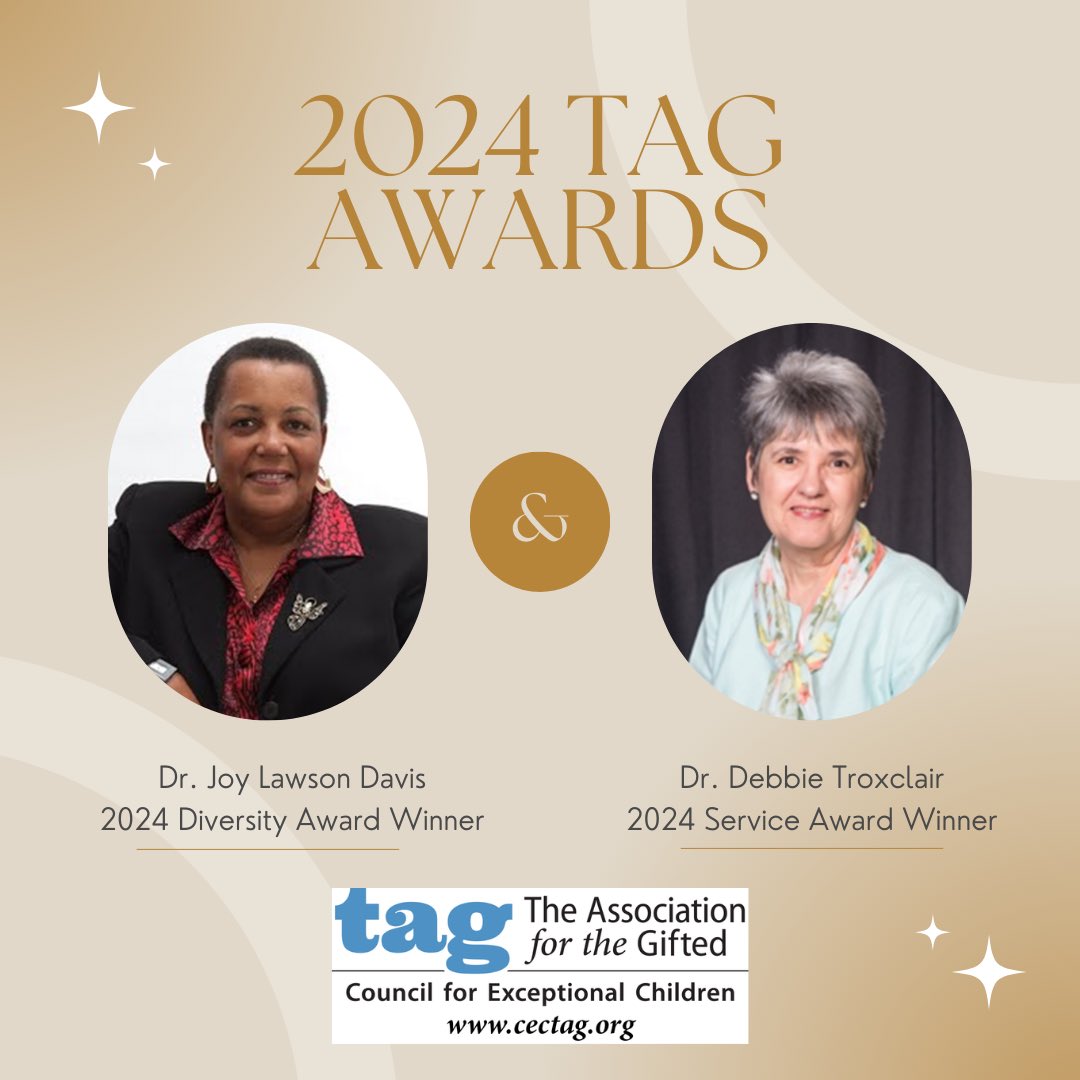 Congratulations to the 2024 Diversity and Service awards winners! Join TAG Thursday, March 14th at the @CECMembership #CEC2024 public meeting in 207 A of the Henry B. Gonzalez Convention Center.