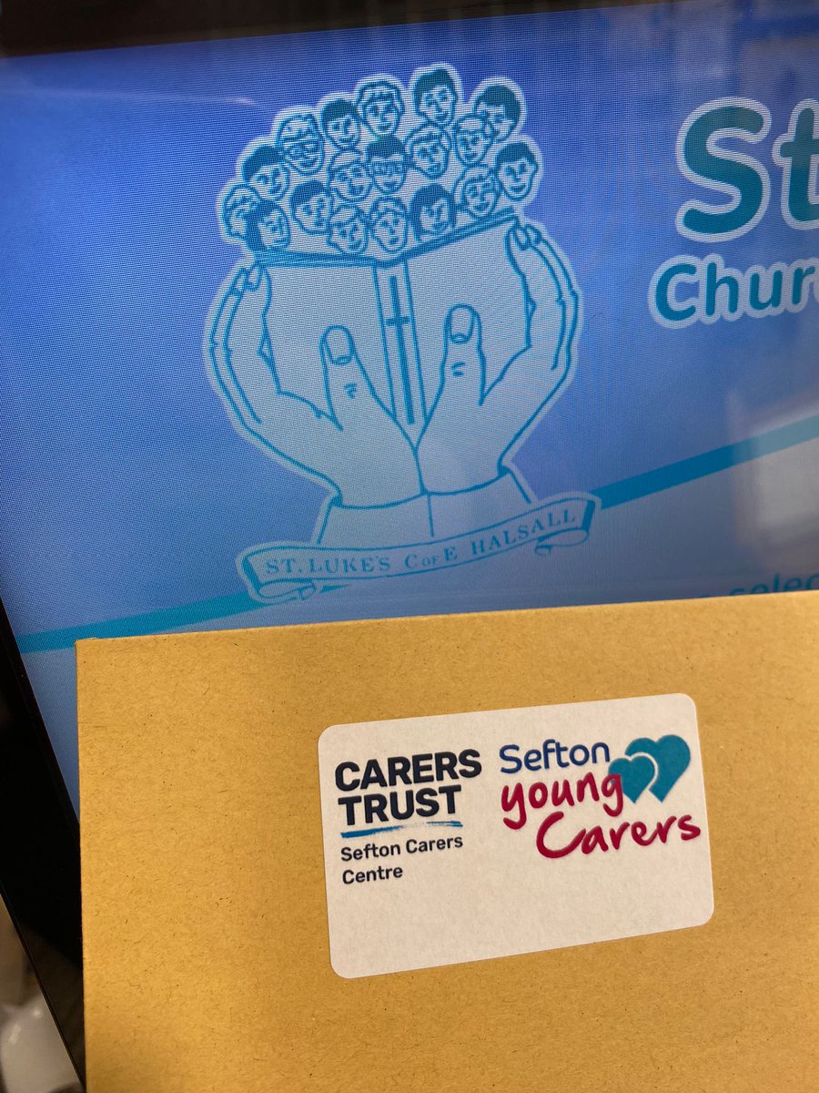 We have visited St Luke's Halsall to promote #YoungCarersActionDay! @stlukeptacrosby