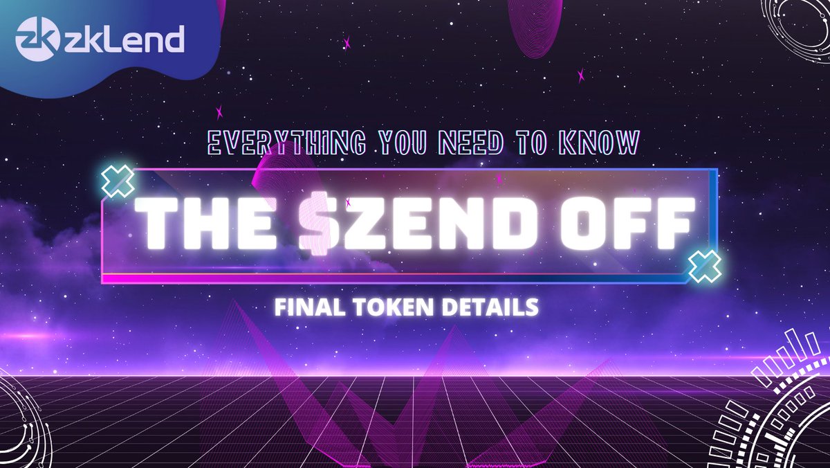 zkLend's tweet image. 🚀 Important $ZEND Launch Information.

Check out our latest Medium piece for the full rundown on:
✅ L1/L2/Token Contract addresses
✅ Tokenomics
✅ Circulating Supply
✅ Vesting Schedules

🔗 tinyurl.com/ph98vxkb

Stay safe!
