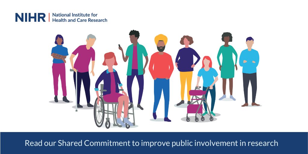 This week, we’re celebrating the anniversary of the #SharedCommitment to improve #PublicInvolvement in health and social care research. We’re working with organisations like @HRA_latest on this initiative. nihr.ac.uk/documents/shar…