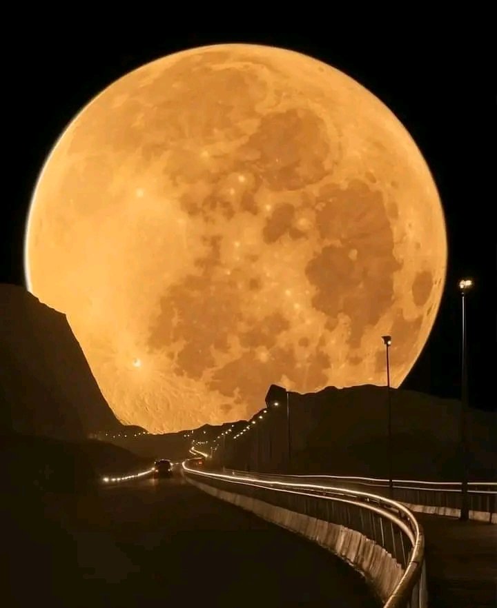 Incredible shot of the moon 🌙