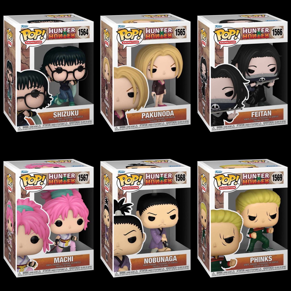 FunkoPOPsNews's tweet photo. First look! Hunter X Hunter fans ~ check out the new Phantom Troupe Funko POPs! Going live at the links below soon ~
EE ~ https://t.co/EjZwt3FbDv
Amzn ~ https://t.co/KqOgzttjFf
#Ad #HxH #HunterXHunter #FPN #FunkoPOPNews #Funko #POP #POPVinyl #FunkoPOP #FunkoSoda https://t.co/tY6T436ZKW
