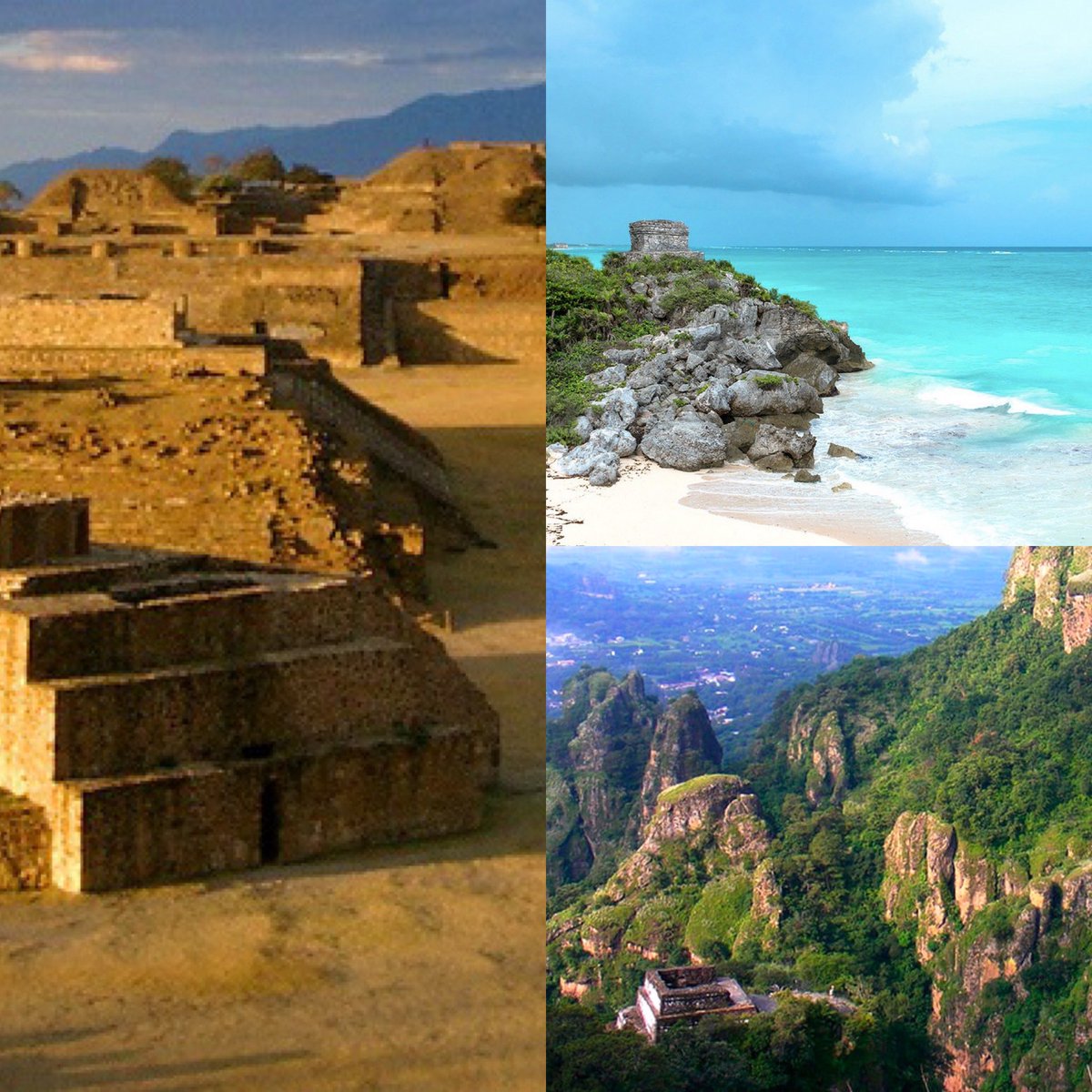 Le Mexique est impatient de vous accueillir. #montealban #Oaxaca #Tulum #mexico #vircuitsurmesure