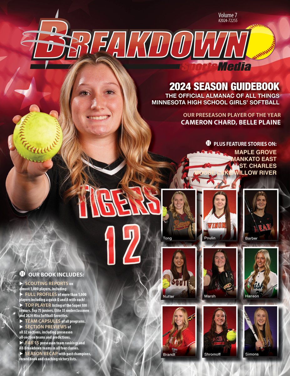 Congratulations to <a href="/cameronchard12/">Cameron Chard</a>  and all the top baseball players in Minnesota! Our 2024 softball book is at the printer and will be back in a few weeks...but the PDF version is available now at: breakdownsportsusa.sportngin.com/register/form/…