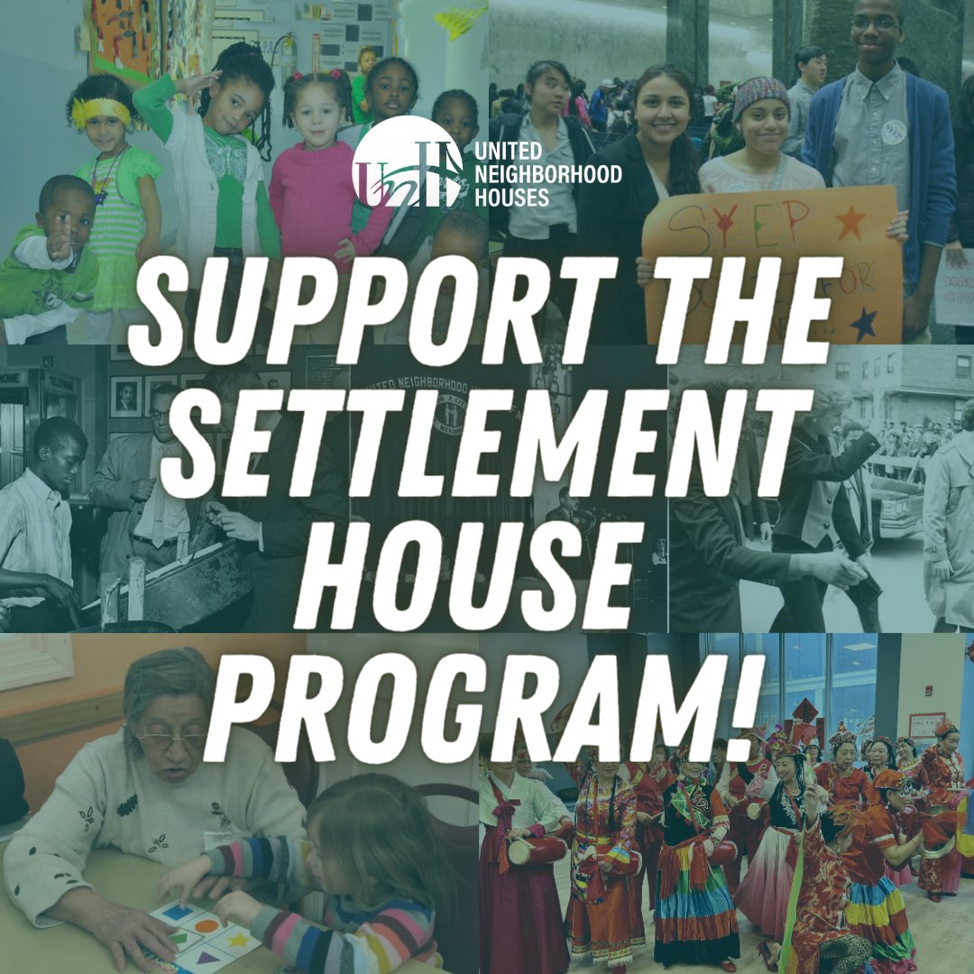 UNHNY's tweet photo. Thank you to @CarlHeastie and @AndreaSCousins for your support and leadership to fund the Settlement House Program at $5 million in the Assembly and Senate one-house budgets! https://t.co/QaUfU8FEw8