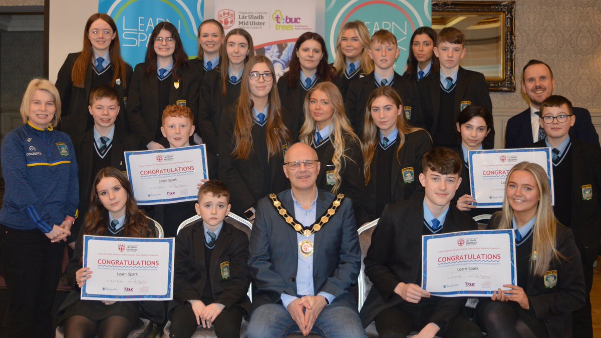 Congratulations to our year 8 and year 13 pupils who attended a Paired Reading celebration event held in the Glenavon Hotel in conjunction with Learn Spark and Mid Ulster District Council.