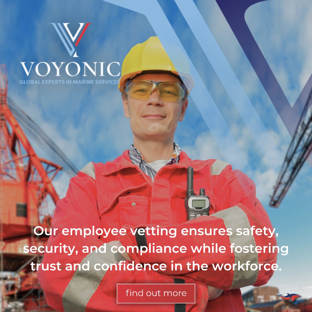 Seeking to fortify your workforce with reliability and trustworthiness? Our commitment to thorough employee vetting ensures utmost safety, security, and compliance. bit.ly/3H5L0vB #marineservices