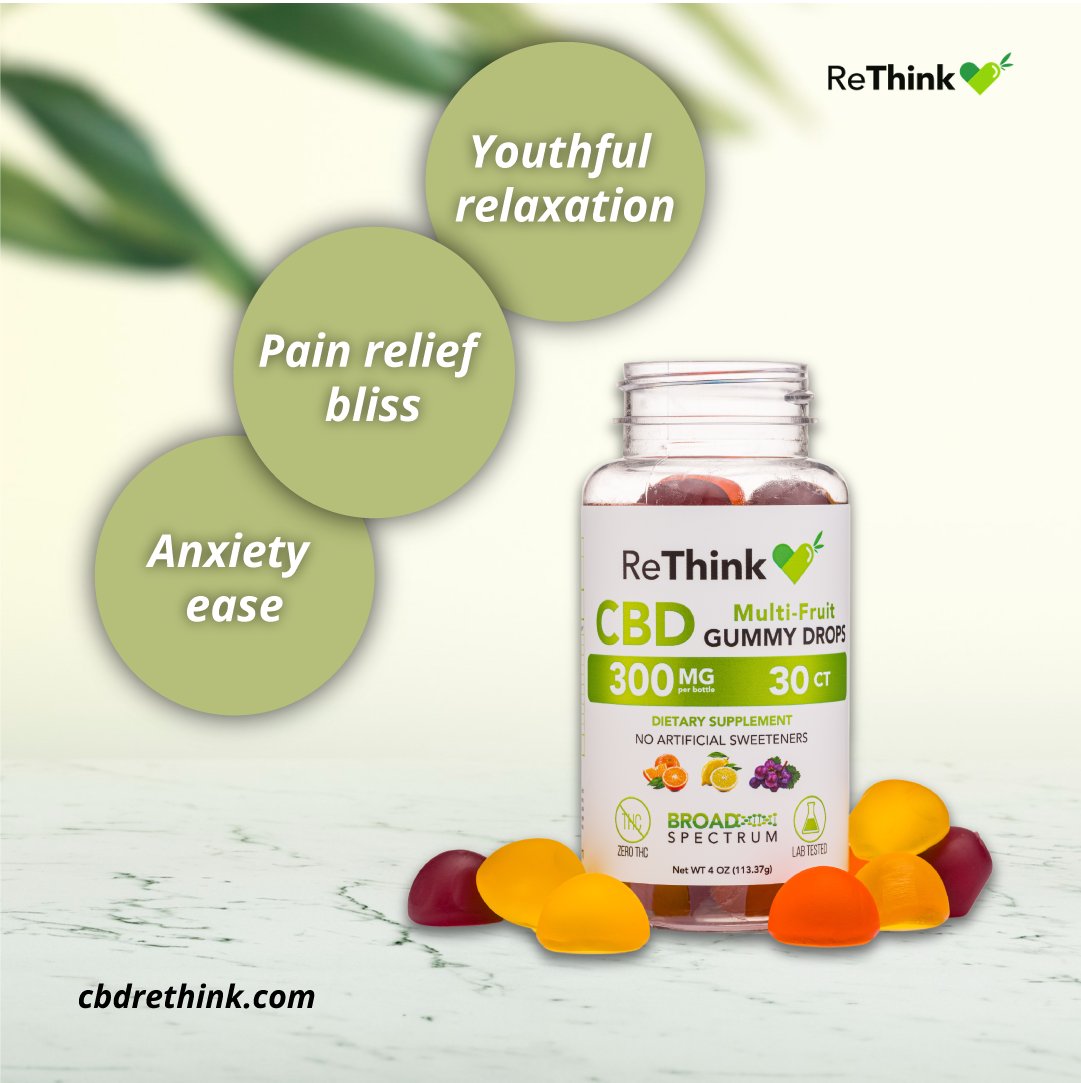 CbdRethink's tweet image. Reconnect with your inner child and find relief with ReThink's CBD Gummy Drops. Say goodbye to pain, anxiety, and sleep issues with these delicious treats! 🌈💫 #CBDRelief

SHOP NOW: bit.ly/3TlCcs8