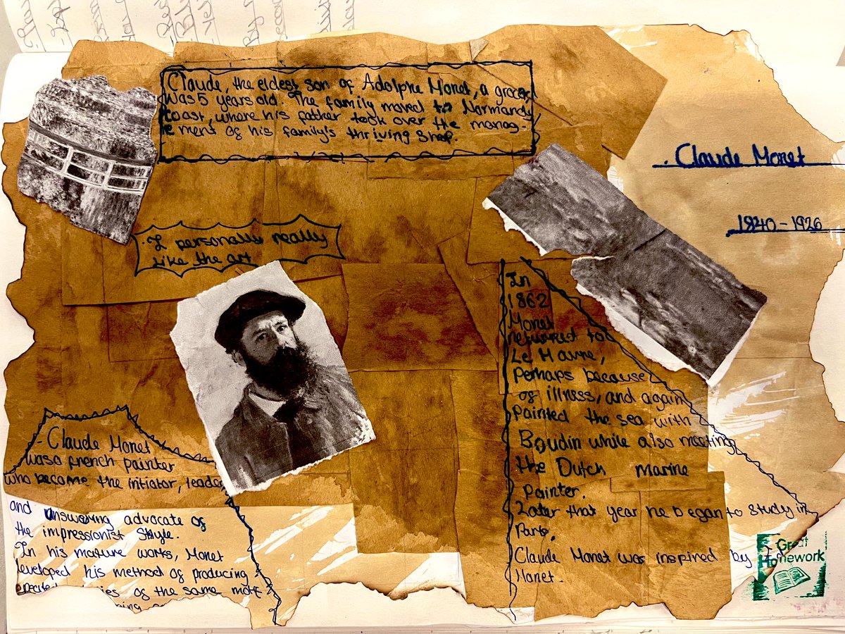 This is KS3 artist work. Looking at artists’ work is an integral part of helping students to develop their skills and techniques. It gives opportunity to develop in depth understanding of processes as well as inspiring students. KS3 students study 3 artists every project.