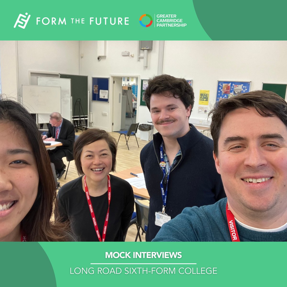 Yesterday we delivered Mock Interviews at @LR6FC. These are a great chance for students to be exposed to an interview situation, learn what they feel like & get an idea of the type of questions asked. Could you volunteer with us? Find out more 👉 lnkd.in/d9NmRJy
