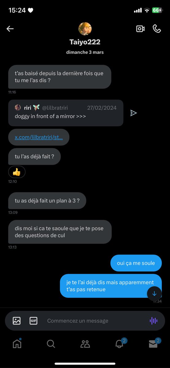 lxxv_aa's tweet photo. j’invite toute personne qui vois ce tweet à aller
signaler et bloquer le compte de @Taiyo985573 
ce mec est un détraqué sexuelle et c’est montré comme un gros forceur avec le 2/4 des meufs sur ce réseaux de plus, il ne respecte pas le consentement. https://t.co/DzmXjlNjFf