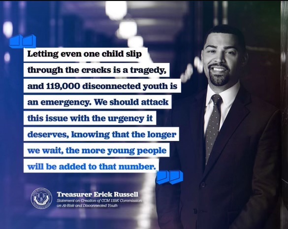 Read @TreasRussell State Treasurer Erick Russell's full statement on the urgency of supporting young people experiencing or at risk of disconnection in CT and forming of the @CCM_ForCT 119K Commission below. portal.ct.gov/-/media/OTT/Pr…