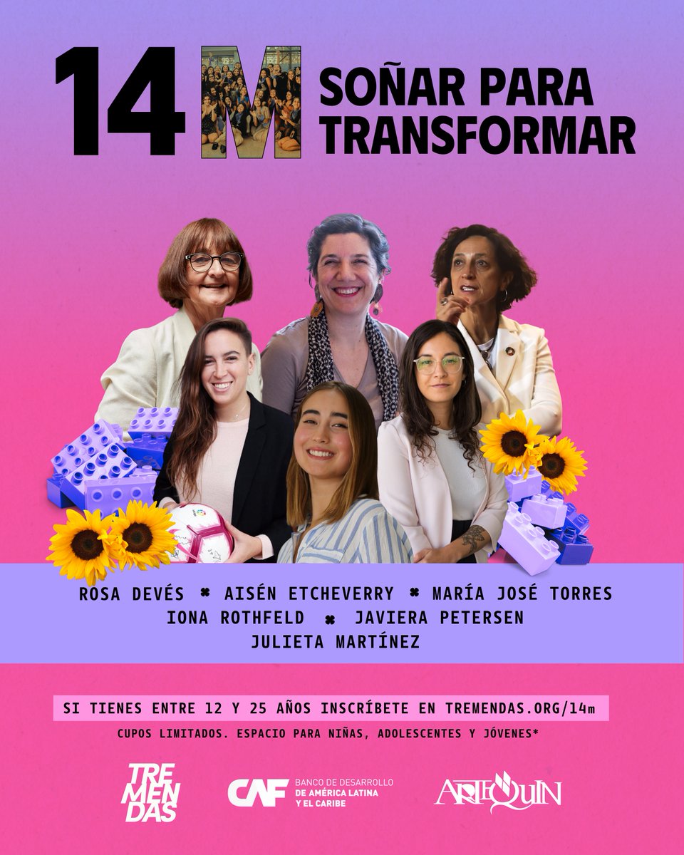¿Cómo soñabas una tremenda sociedad cuando eras niña? 🌼 Conversaremos de esto y mucho más este 14 de marzo en el <a href="/artequin/">Museo Artequin</a> 🎨

¡Y con Tremendas invitadas! Si eres una niña o joven de entre 12 y 25 años, súmate en tremendas.org/14m. Los cupos son limitados.