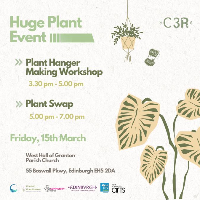 Just a reminder that our PLANT SWAP? PLANT SHARE is happening this Friday at @GrantonParish 🌵🪴☘️. We also have a free macrame workshop, where we will be making plant hanger starting at 3:30 PM. Come along and bring any seeds, plants or plant cuttings to share💪💪💪