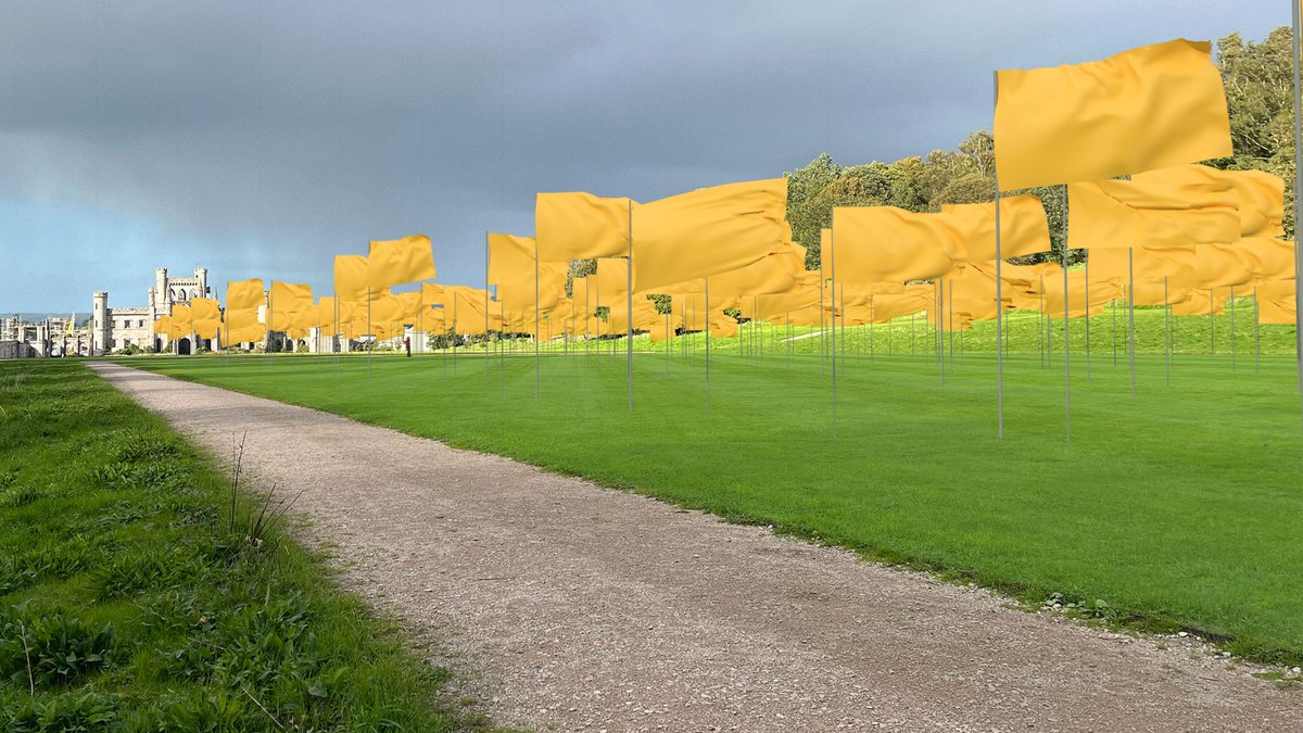 Volunteers wanted for huge dynamic (fundraising) art installation. Can you help hoist 12-20 flags on April 18th? It will take around 2 hours, will be great fun &amp; you will be helping to help some great charitable causes. For more info email charlotte.fairbairn@lowther.co.uk