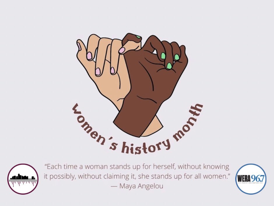 RadioArlington's tweet photo. 💜💚 As woman achieve power, the barriers will fall 💚💜
#RaiseYourVoice  #AIM  #ArlingtonIndependentMedia #CommunityMedia #InternationalWomensHistoryMonth https://t.co/790L9ZNFXQ