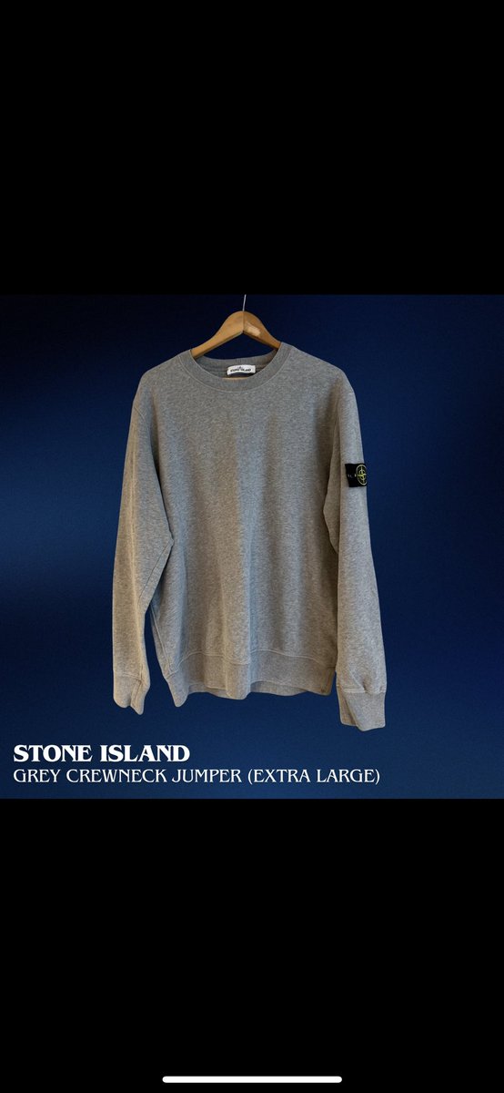biscitboys's tweet photo. Kicking off the weekend in style with this Stone Island Grey Crewneck sweatsuit. Who said fashion and football don’t mix? ⚽️💥 #ClobberIsland #FootballFashion #westham #football #getthebadgein https://t.co/JmVcBkXL5V