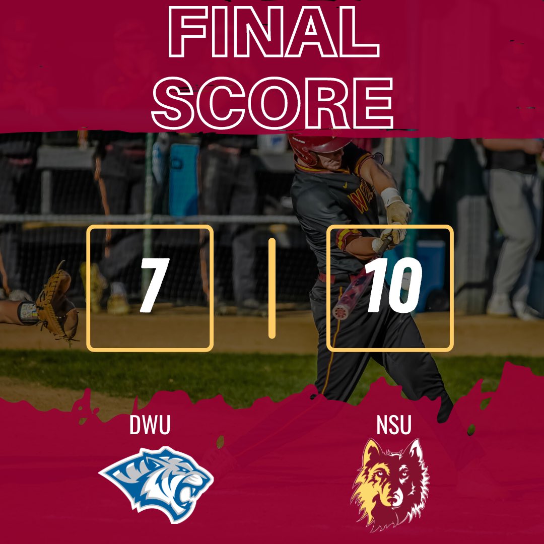 WOLVES WIN!!! 

Mike Hurlbert gets the win going 3 innings. Drew Burkholder comes in for the save. Hesser leads the offense with 3 hits and 4 RBI. 

#GoWolves 🐺