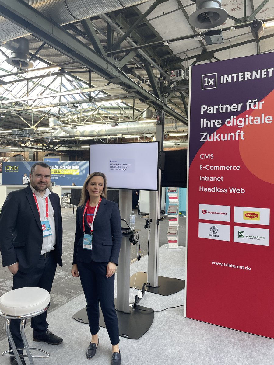 Great day at @BVMWeV Zukunftstag in Berlin. Always good to represent #Drupal and the future of digitalisation in Germany. #1xINTERNET #digitalisation @1xINTERNET