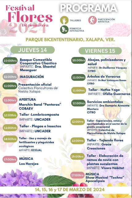 Uncader2's tweet photo. Se hace una coordial invitación para que asistan al
"Festival Flores de Primavera" y a los talleres que estará impartiendo la Uncader 2 https://t.co/xsjJmrnEUv