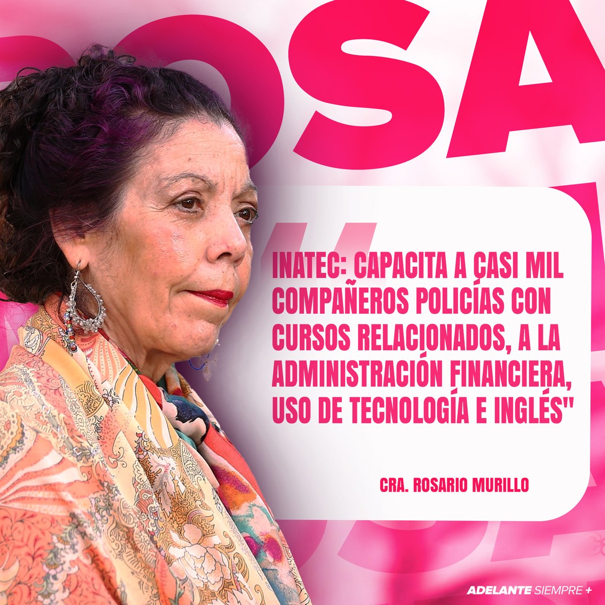 Vicepresidenta de #Nicaragua Rosario Murillo en Comunicación con las familias Nicaragüenses hoy #13DeMarzo del 2024. 📷📷

#AdelanteSiempre
#4519LaPatriaLaRevolucion