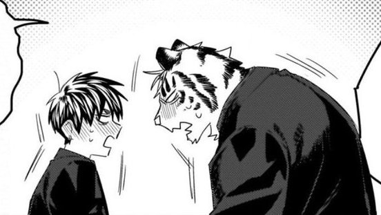 yaoi_you's tweet photo. So, a private detective, a crybaby lil' niece and a 'scary' looking guy start acting like family- IT'S ADORABLE! (*´꒳`*)🐯💕

Plus the cases are interesting, I am so invested in this relationship (~Ù^Ú)✊✨
(Via Torano tanteij*)
#BL #Manga #Yaoi #Manbeast
https://t.co/xlyXPlN6h2 https://t.co/yD2HDwqVC9