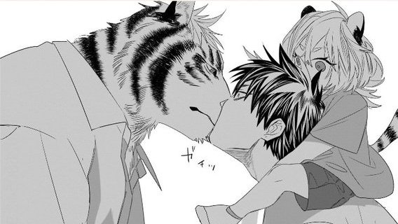 yaoi_you's tweet photo. So, a private detective, a crybaby lil' niece and a 'scary' looking guy start acting like family- IT'S ADORABLE! (*´꒳`*)🐯💕

Plus the cases are interesting, I am so invested in this relationship (~Ù^Ú)✊✨
(Via Torano tanteij*)
#BL #Manga #Yaoi #Manbeast
https://t.co/xlyXPlN6h2 https://t.co/yD2HDwqVC9