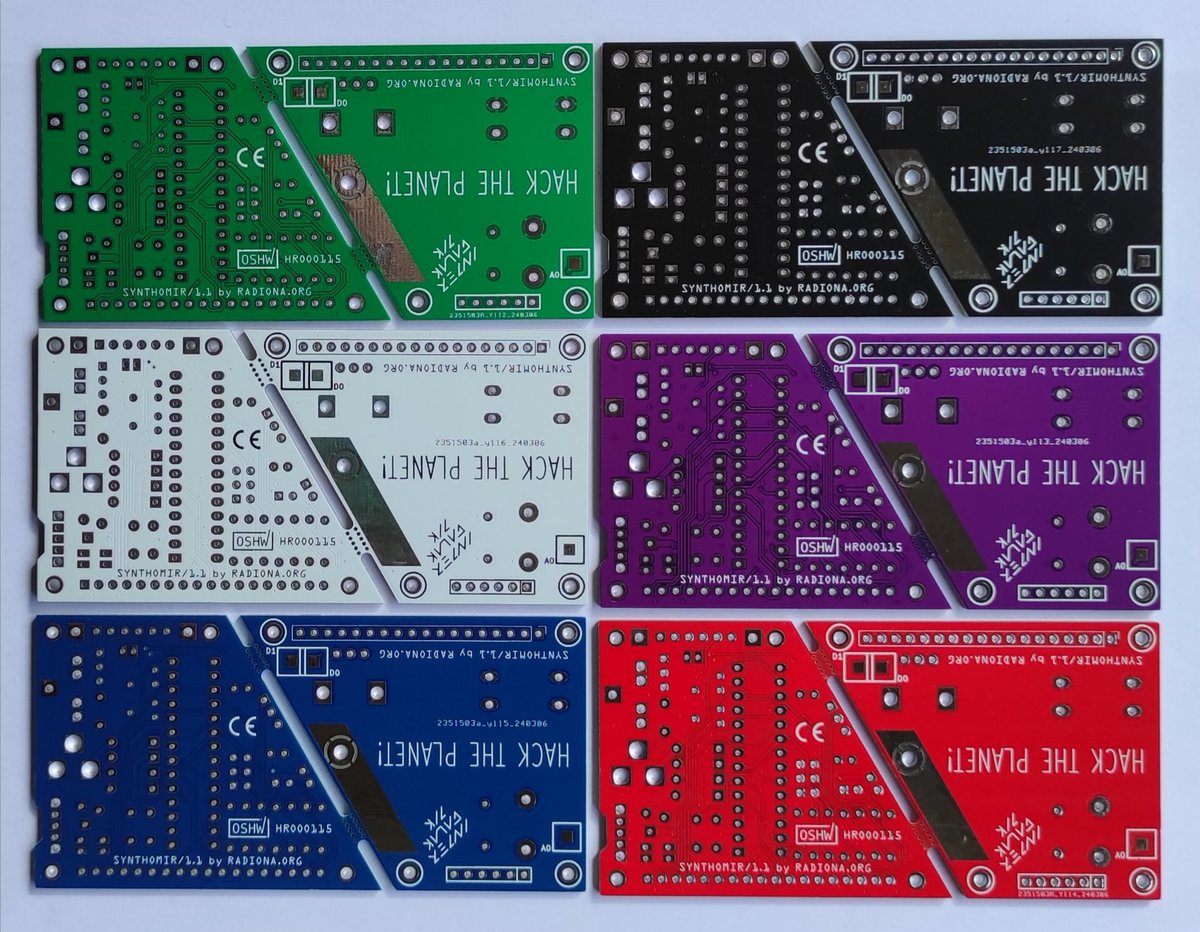 @oshwassociation @make @wavedrom @NeilSquireSoc Thank you! Small but crucial OSHW marking is already on the boards of all colors!