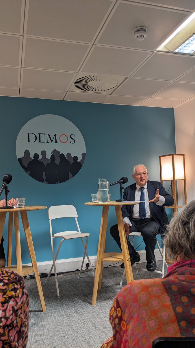 Excellent discussion at the launch of @Demos Collaborative Democracy Network with @MiriamLevin1 @martinwolf_ & @FloEshalomi As was said, democracy is hard: let's try and make it better. Great to hear their ideas for how to give the public more seats at the decision making table