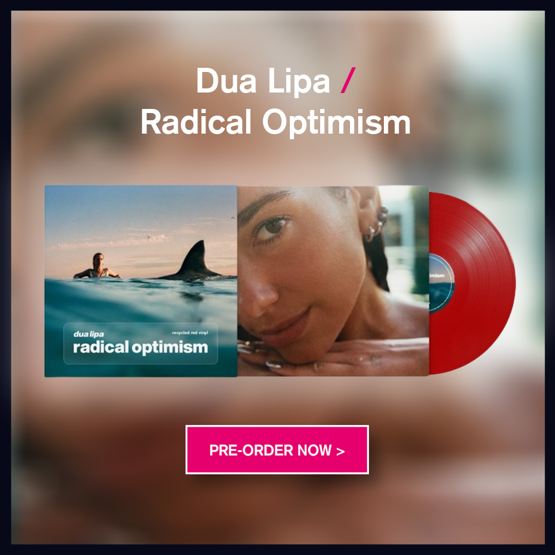 🎵 NEW: Dua Lipa / Radical Optimism 

available on limited edition red vinyl, standard vinyl &amp; CD

👉 pre-order now &gt; ow.ly/t1sp50QSGzx