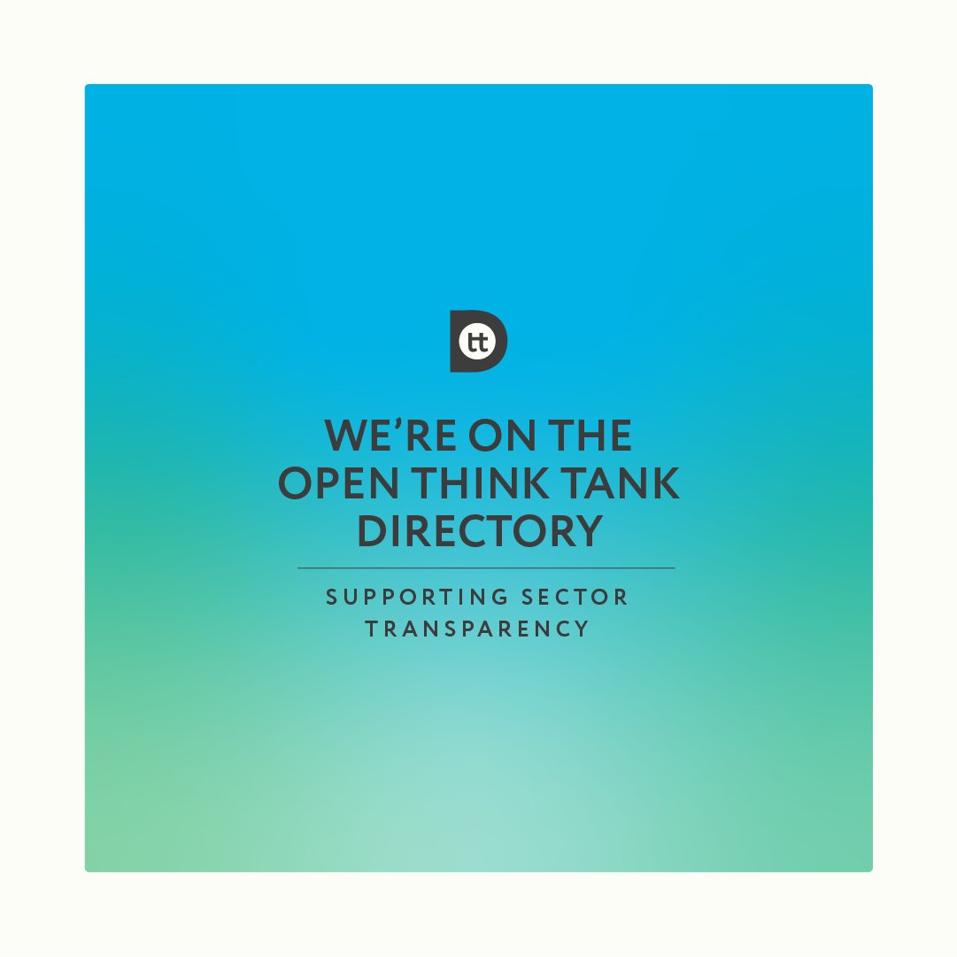 RP is listed on the Open Think Tank Directory! We’re committed to fostering transparency in the think tank sector with @onthinktanks. Check out our #OTTDprofile: bit.ly/3PkgUJ9