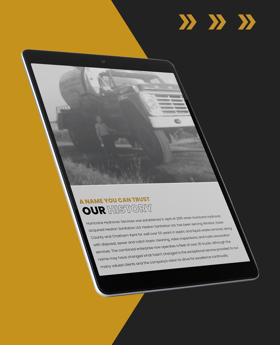 PUREind_'s tweet photo. A custom website was created for Hurricane Hydrovac using the ExpressionEngine CMS platform. Our client can update content while maintaining fast site speeds. 🏎️⁠ #DetailsMatter #InnovativeBuilds 
⁠
Visit → https://t.co/rAq3Gynmyy  https://t.co/TkTXs45K0u