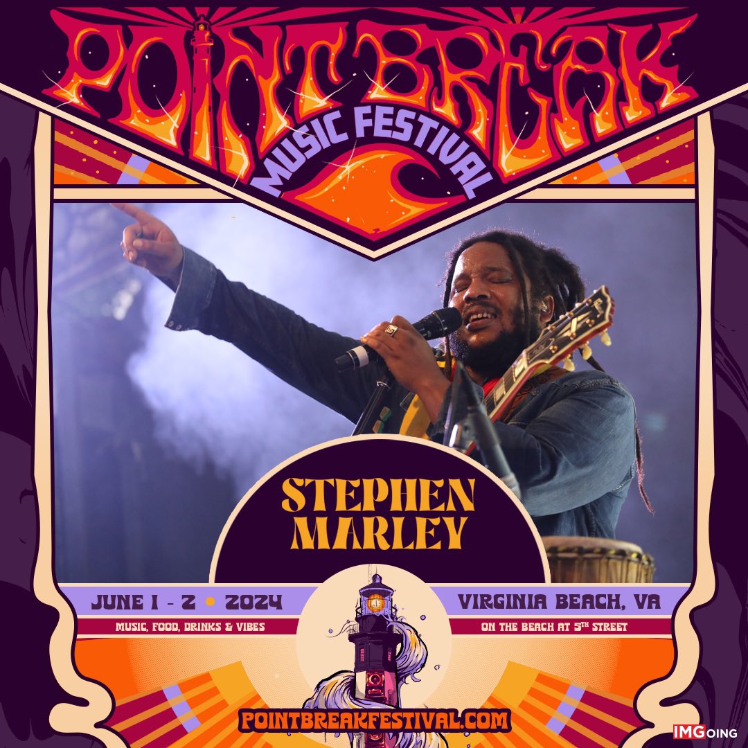 It takes a joyful sound to make the world go round, Virginia Beach!! See you at @PointBreakFest June 1-2 🎶☀️ Tickets on sale at pointbreakfestival.com