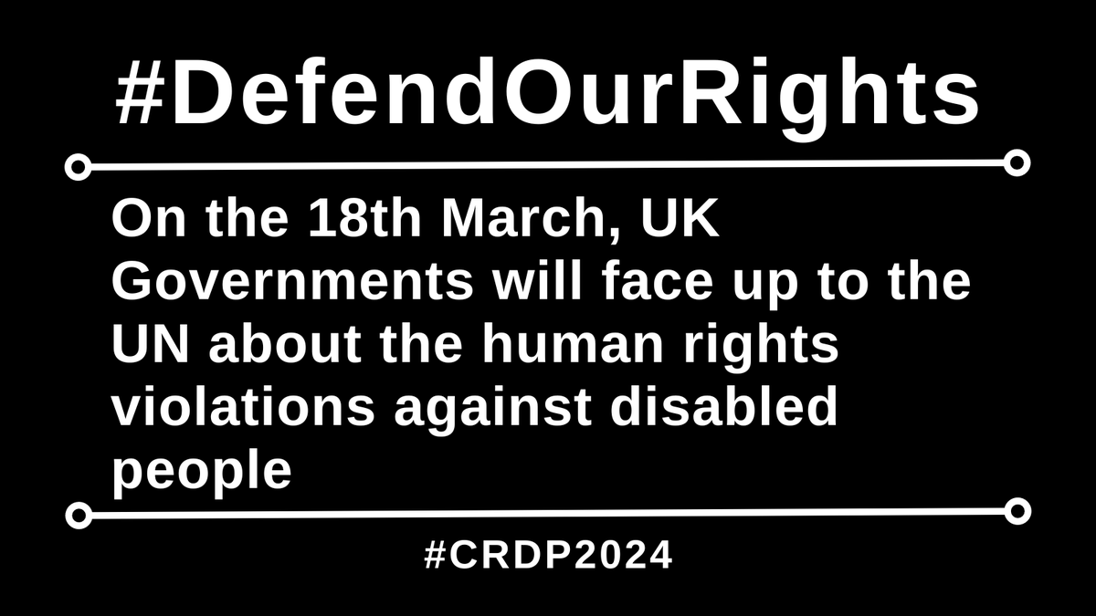 I'm part of a delegation travelling to Geneva to speak to the UNCRDP. I'm there because in-work conditionality will hit deaf and disabled people hard. I'm grateful to @unitetheunion for sponsoring me.

ohchr.org/en/treaty-bodi…

#CRDP24 #UniteAgainstSanctions